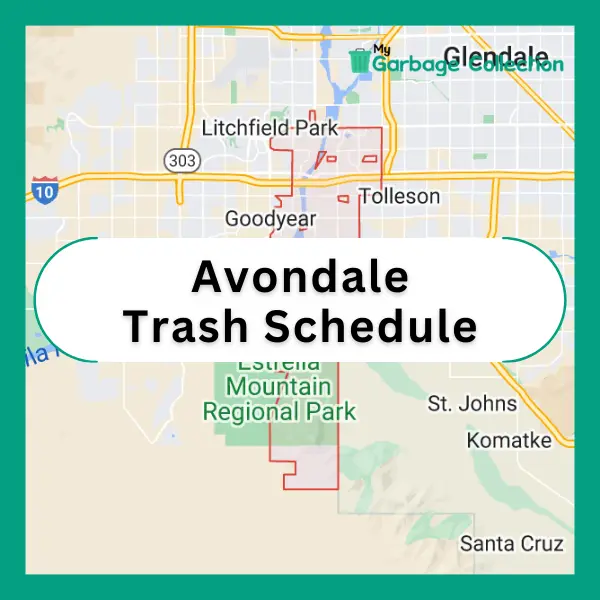 City of Avondale Trash Schedule