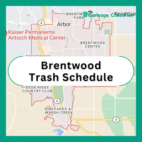 Brentwood Trash Schedule