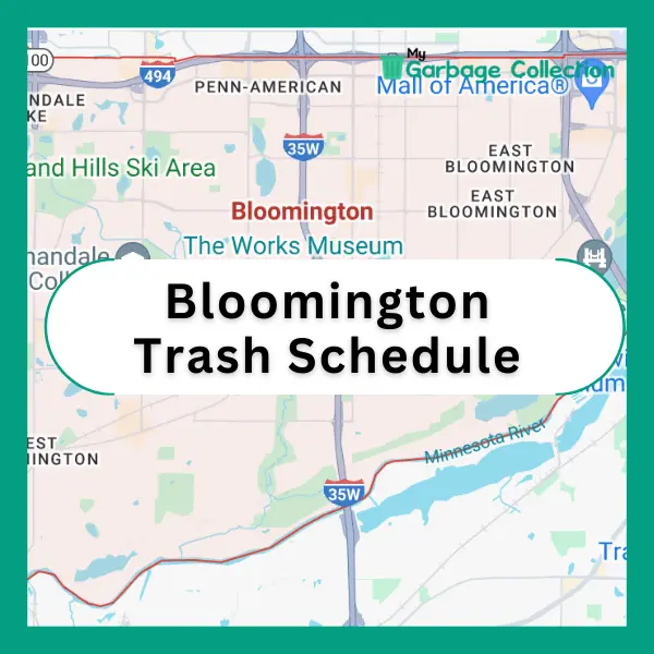 Bloomington Trash Schedule