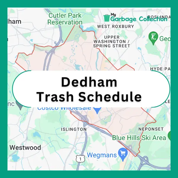 Dedham Trash Schedule