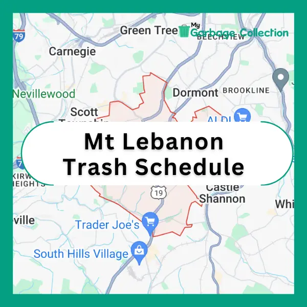 Mt. Lebanon Trash Schedule