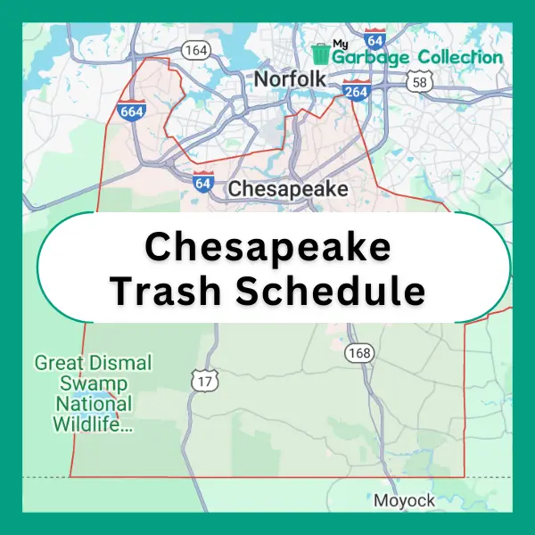 Chesapeake Trash Schedule