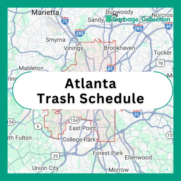 City of Atlanta Trash Schedule