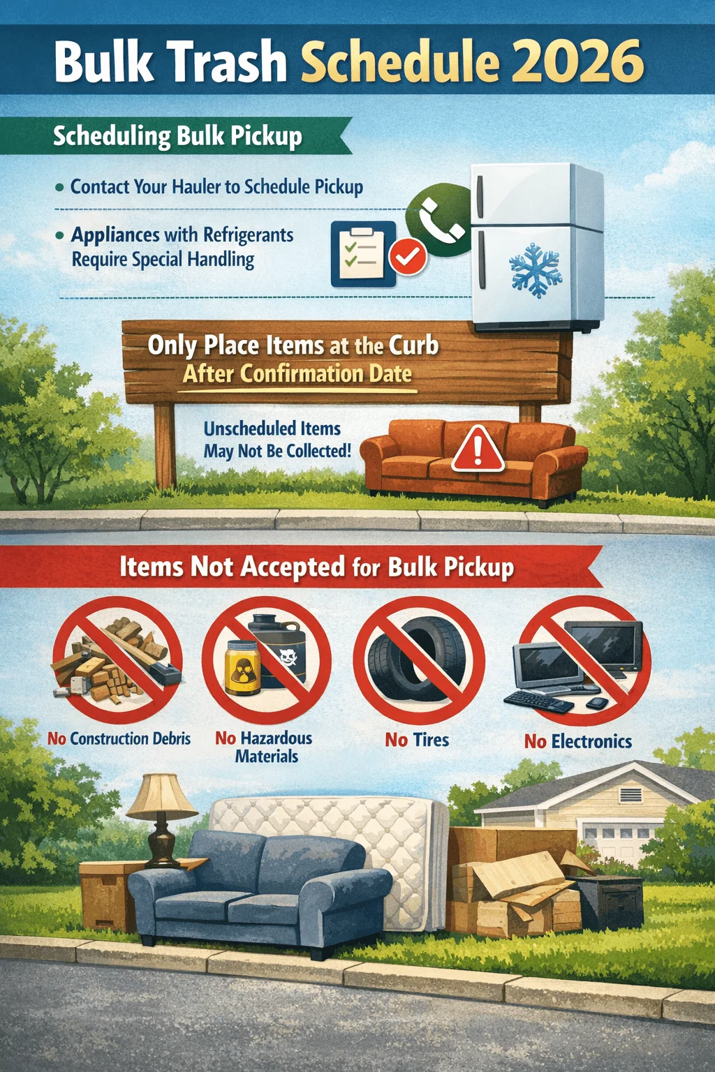 alachua county bulk trash schedule
