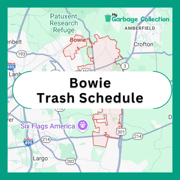 Bowie Trash Schedule