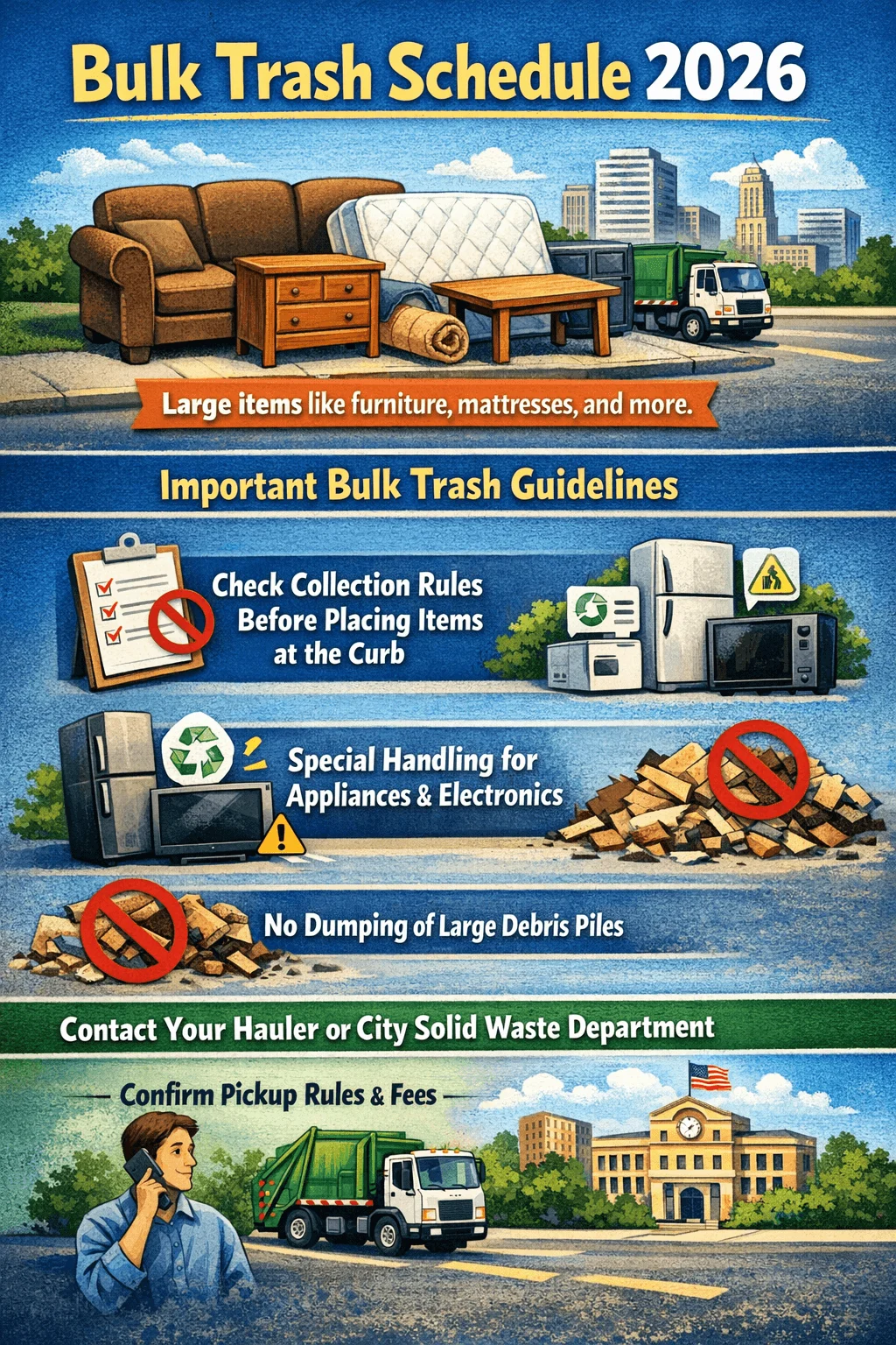 fort wayne bulk trash schedule