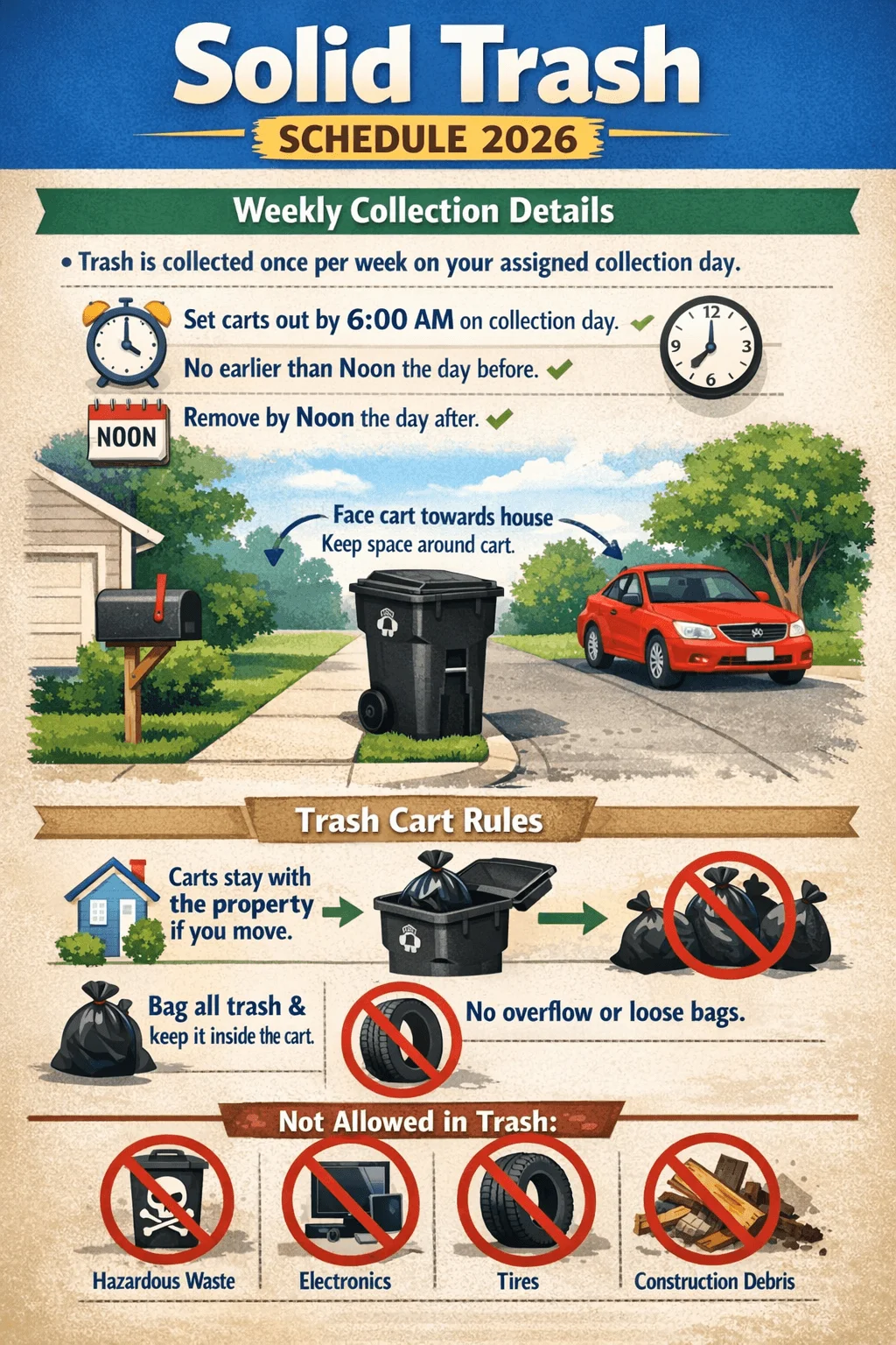 fort wayne solid trash schedule