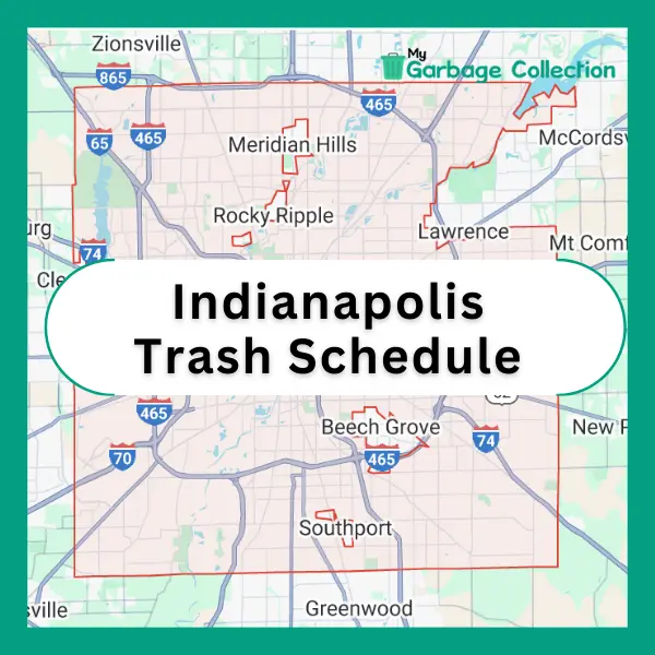 Indianapolis trash schedule