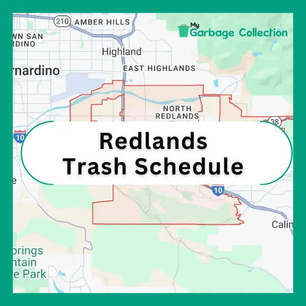 Redlands Trash Schedule