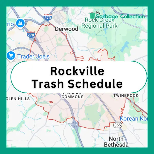 Rockville Trash Schedule