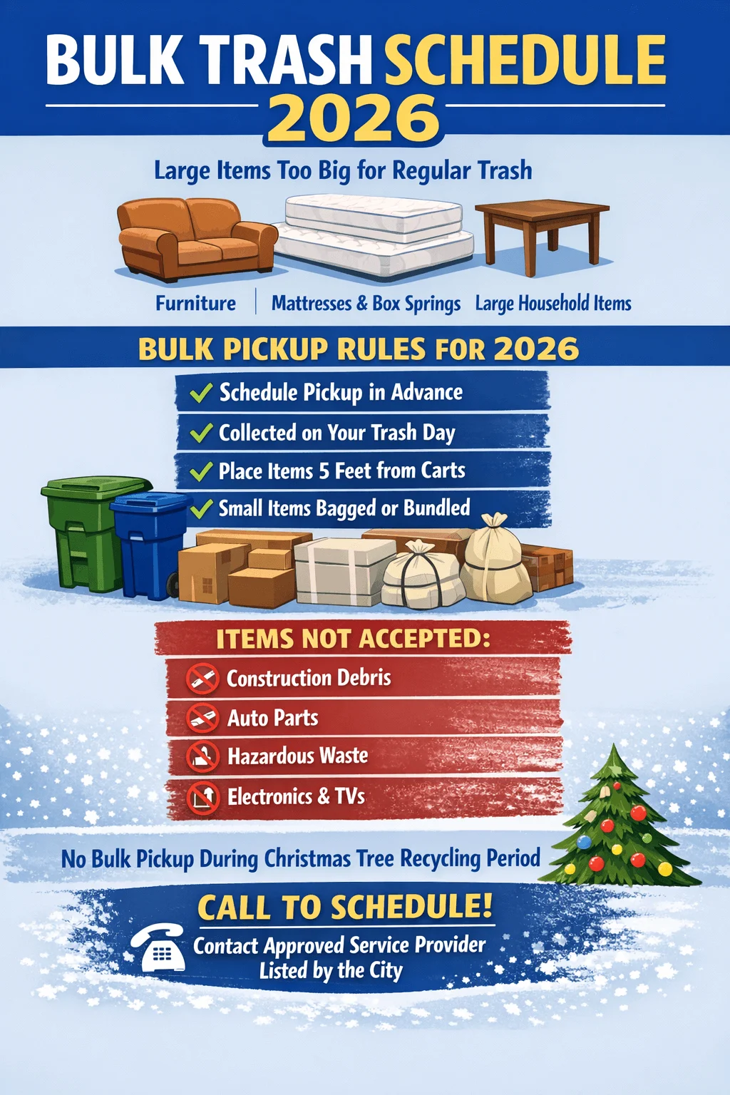 torrance bulk trash schedule