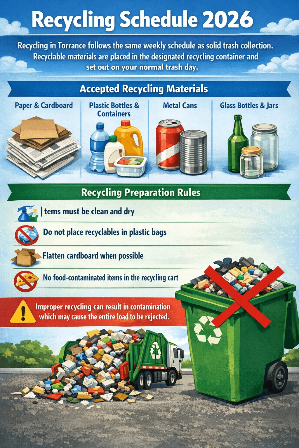 torrance recycling schedule