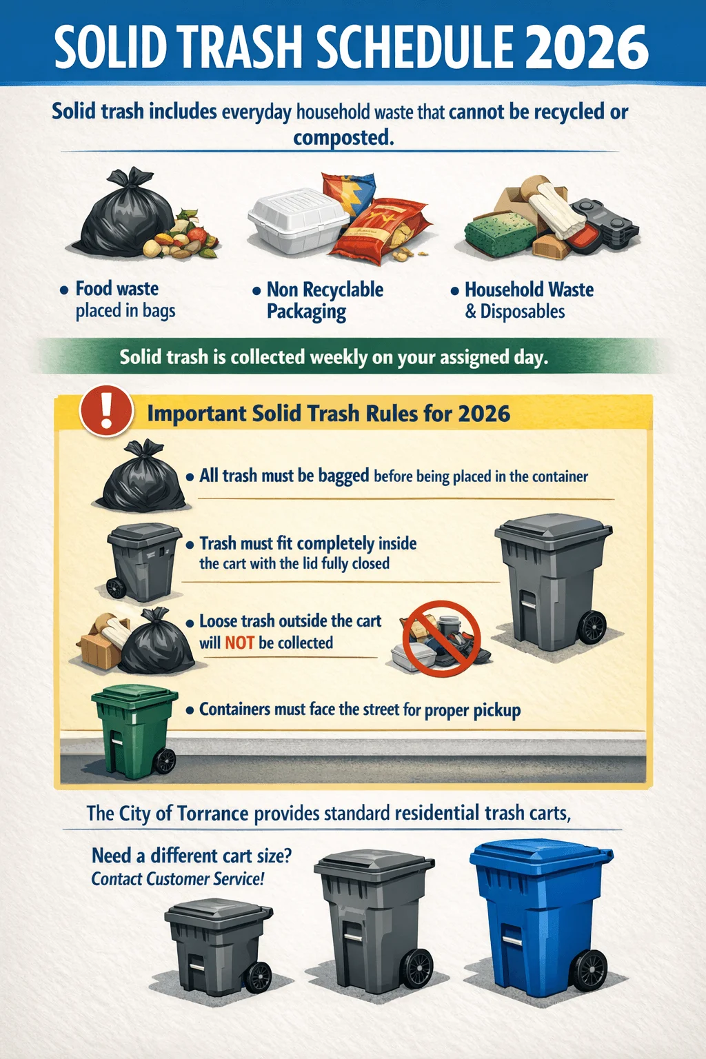 torrance solid trash schedule