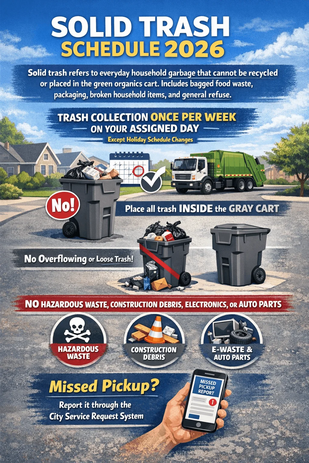 fresno solid trash schedule