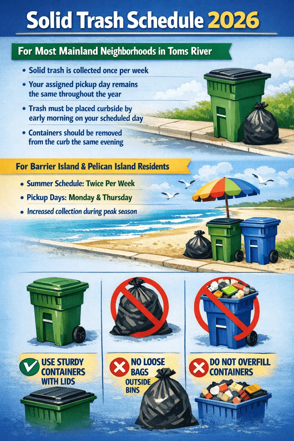 toms river solid trash schedule