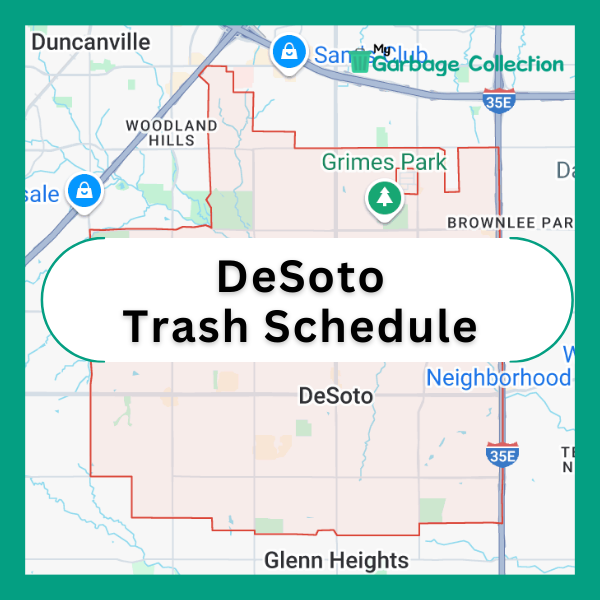 DeSoto Trash Schedule