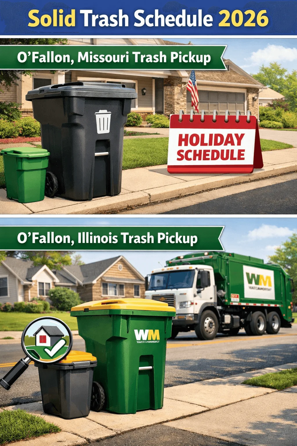 ofallon solid trash schedule