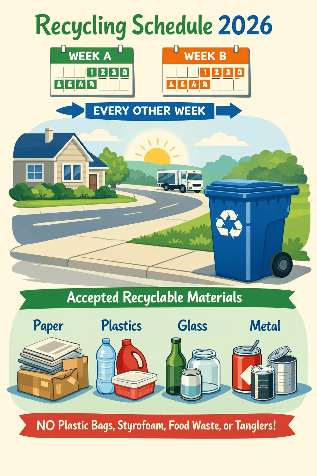 olathe recycling schedule