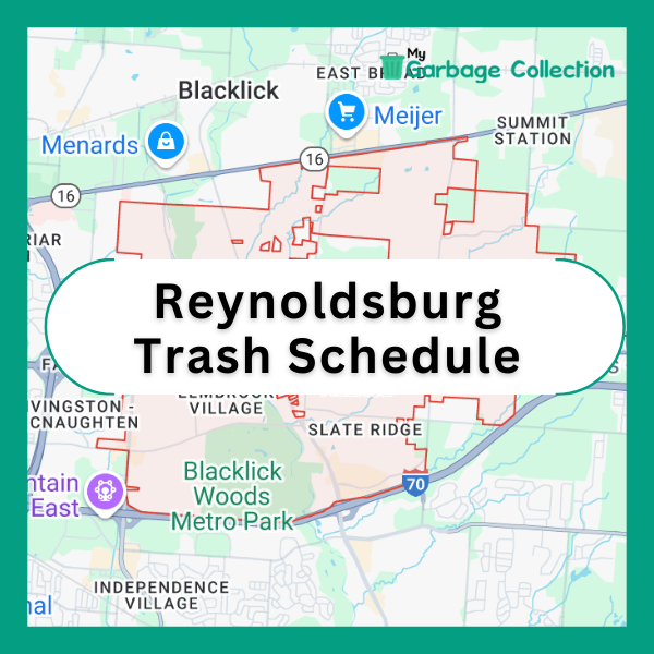 Reynoldsburg Trash Pickup Schedule