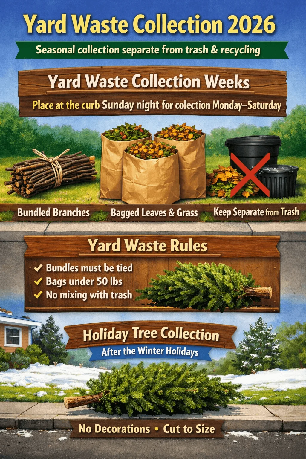 town of brookhaven yard waste collection