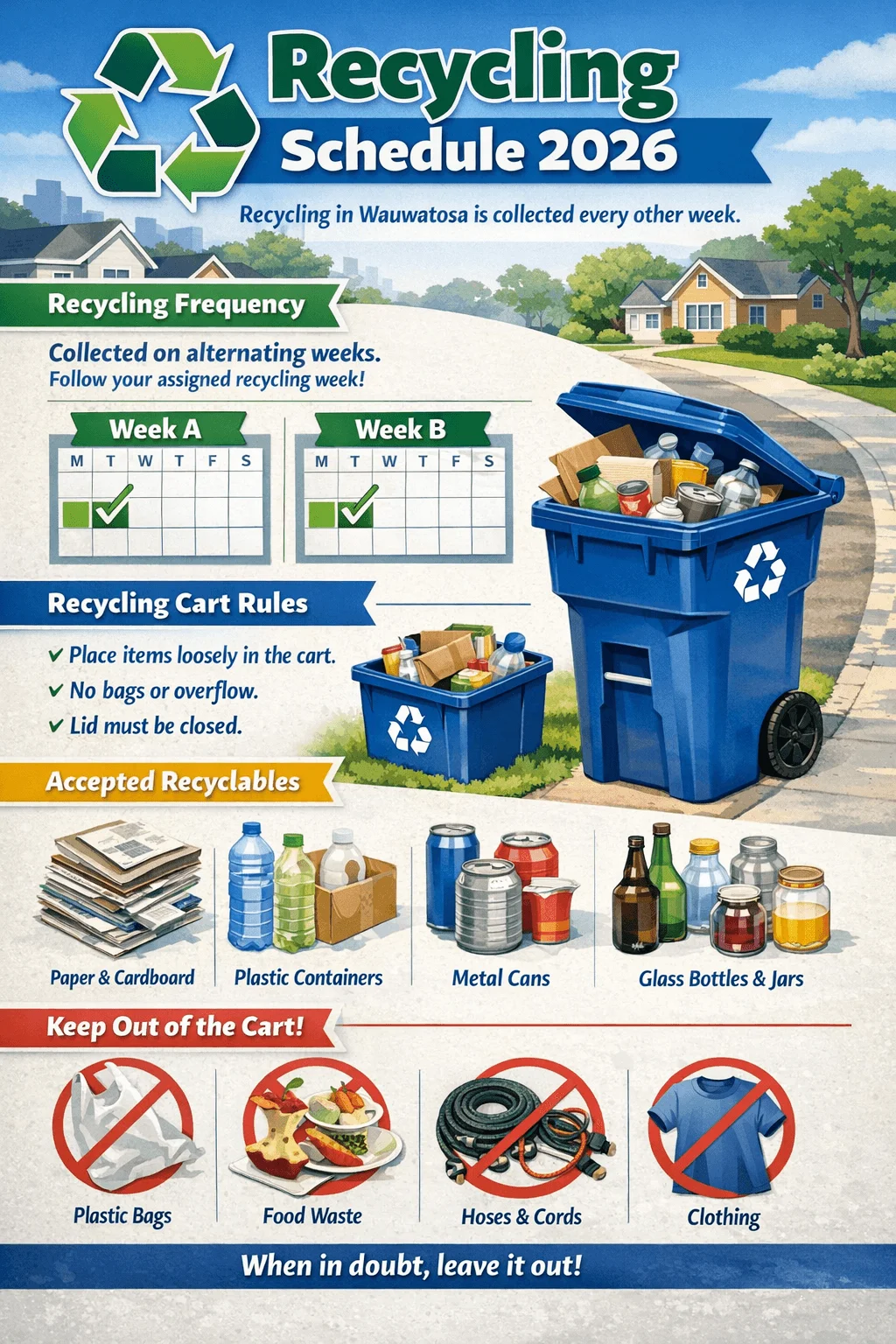 wauwatosa recycling schedule