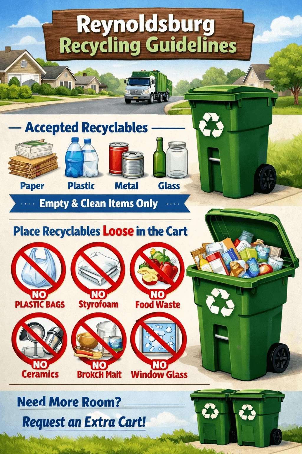 reynoldsburg recycling schedule