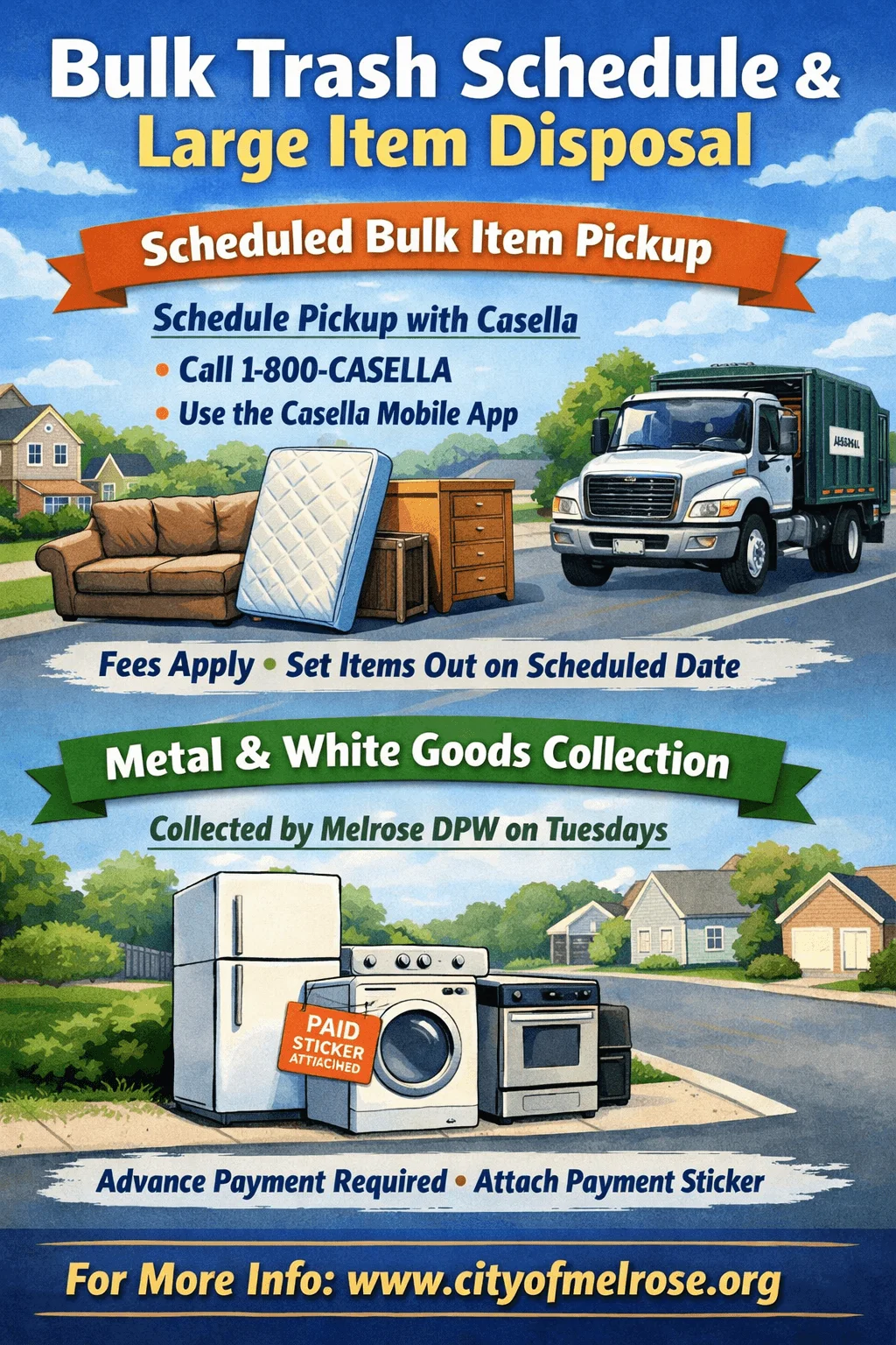 bulk trash schedule
