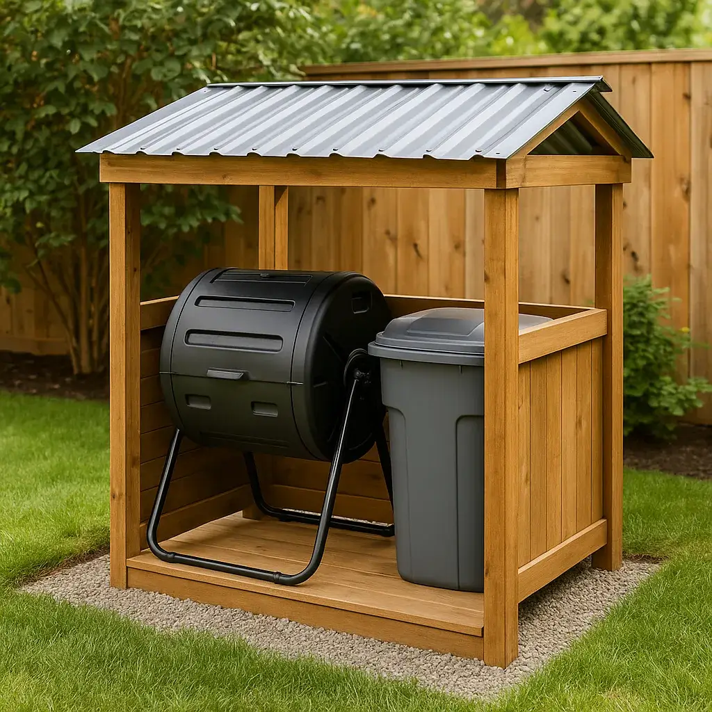 Compost-and-Trash Station