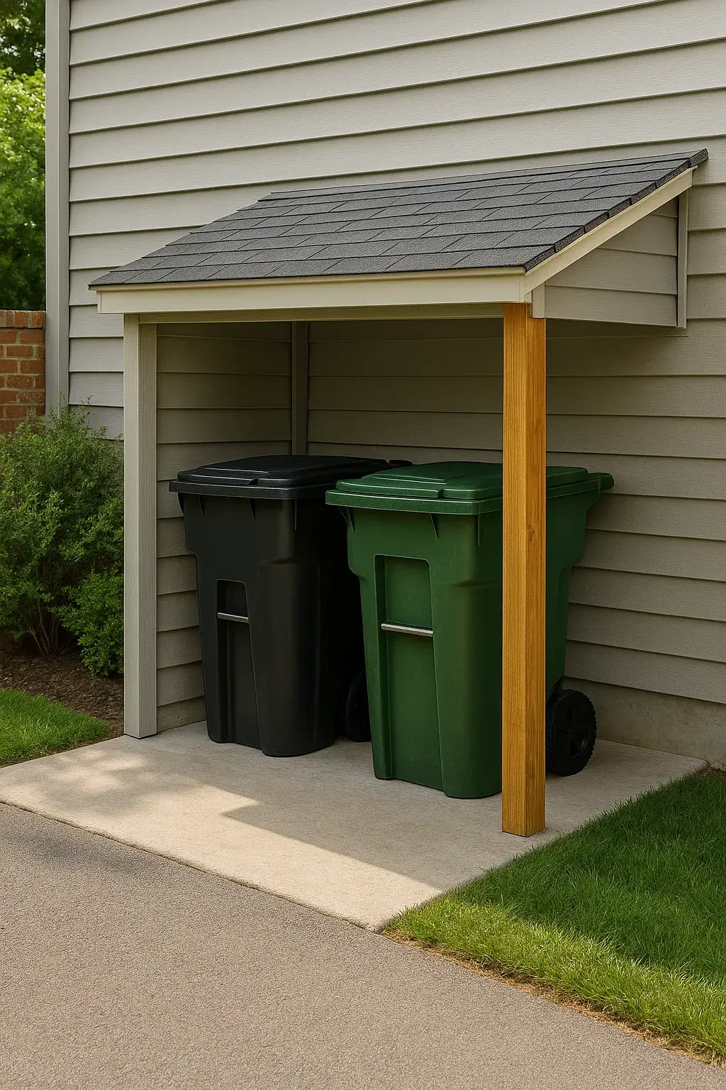 Lean-To Bin Bay