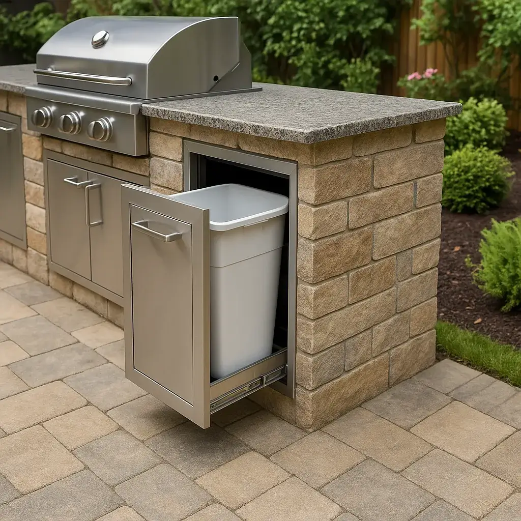 Pull-Out Kitchen-Style Cabinet