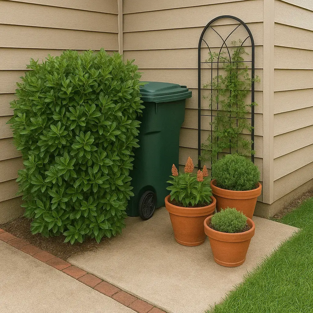 Camouflage with Plants and Greenery