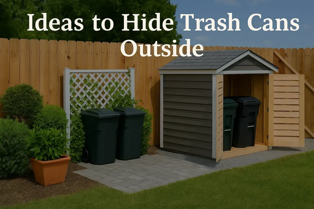 DIY Trash Can Hiding Ideas