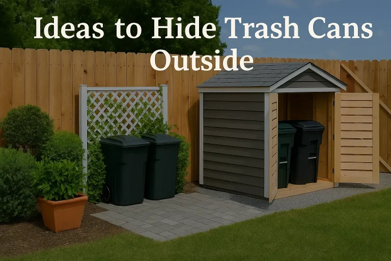 DIY Trash Can Hiding Ideas