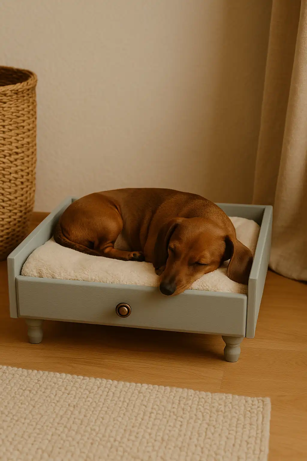 Drawer as a Pet Bed