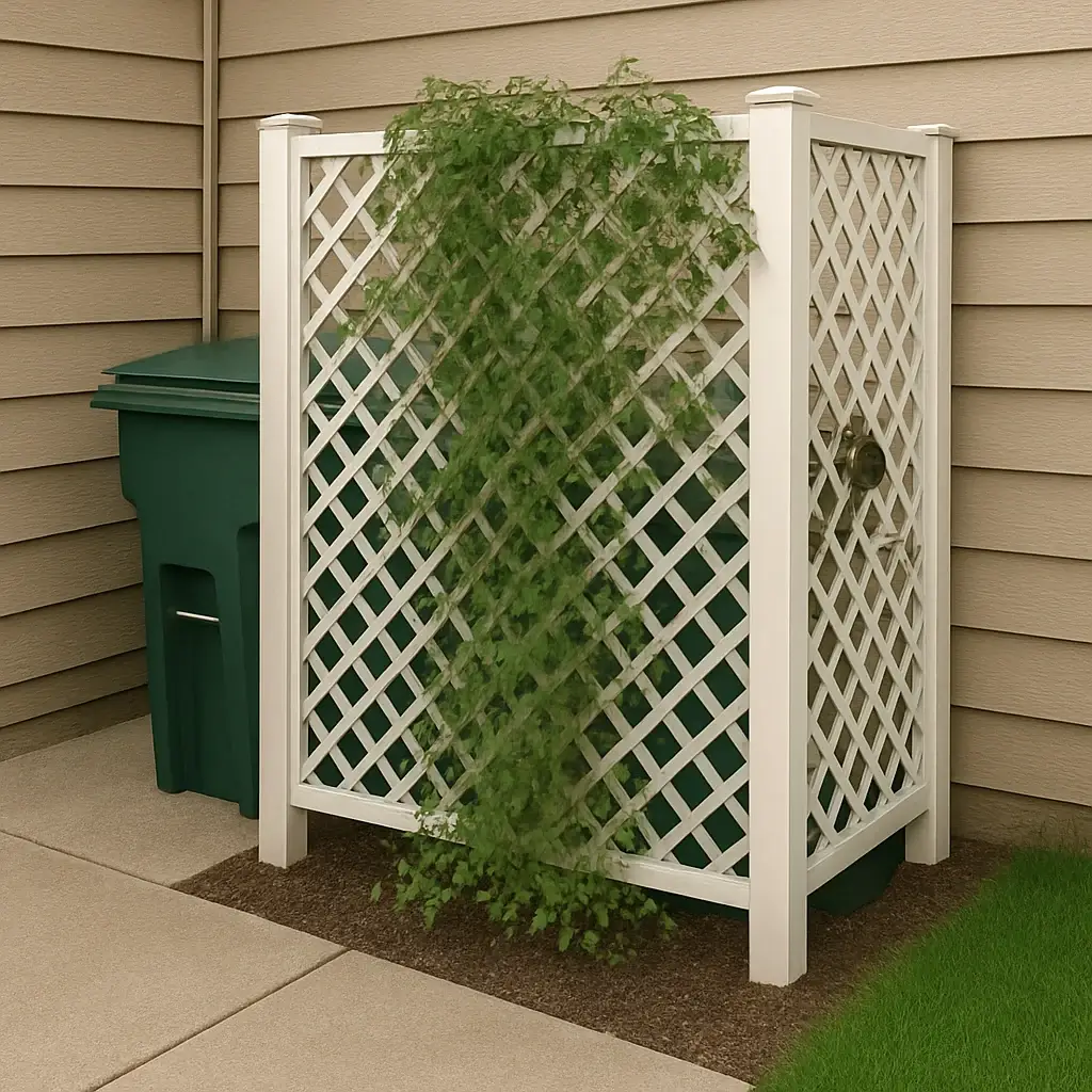 Use Lattice Panels with Vines