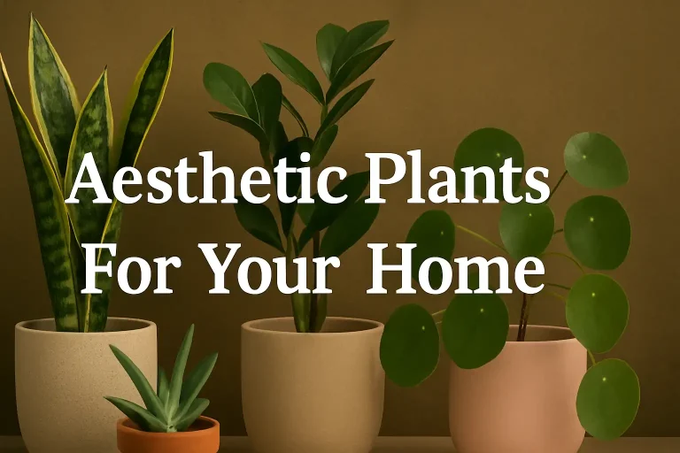 Aesthetic plants for your home