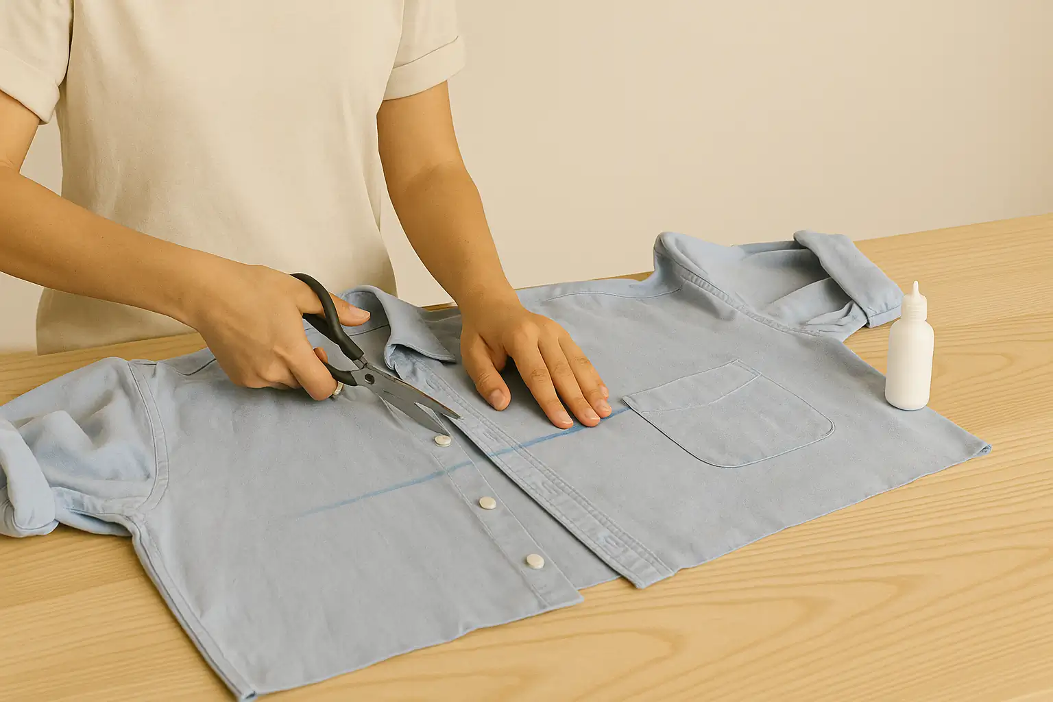 Crop Oversized Shirts