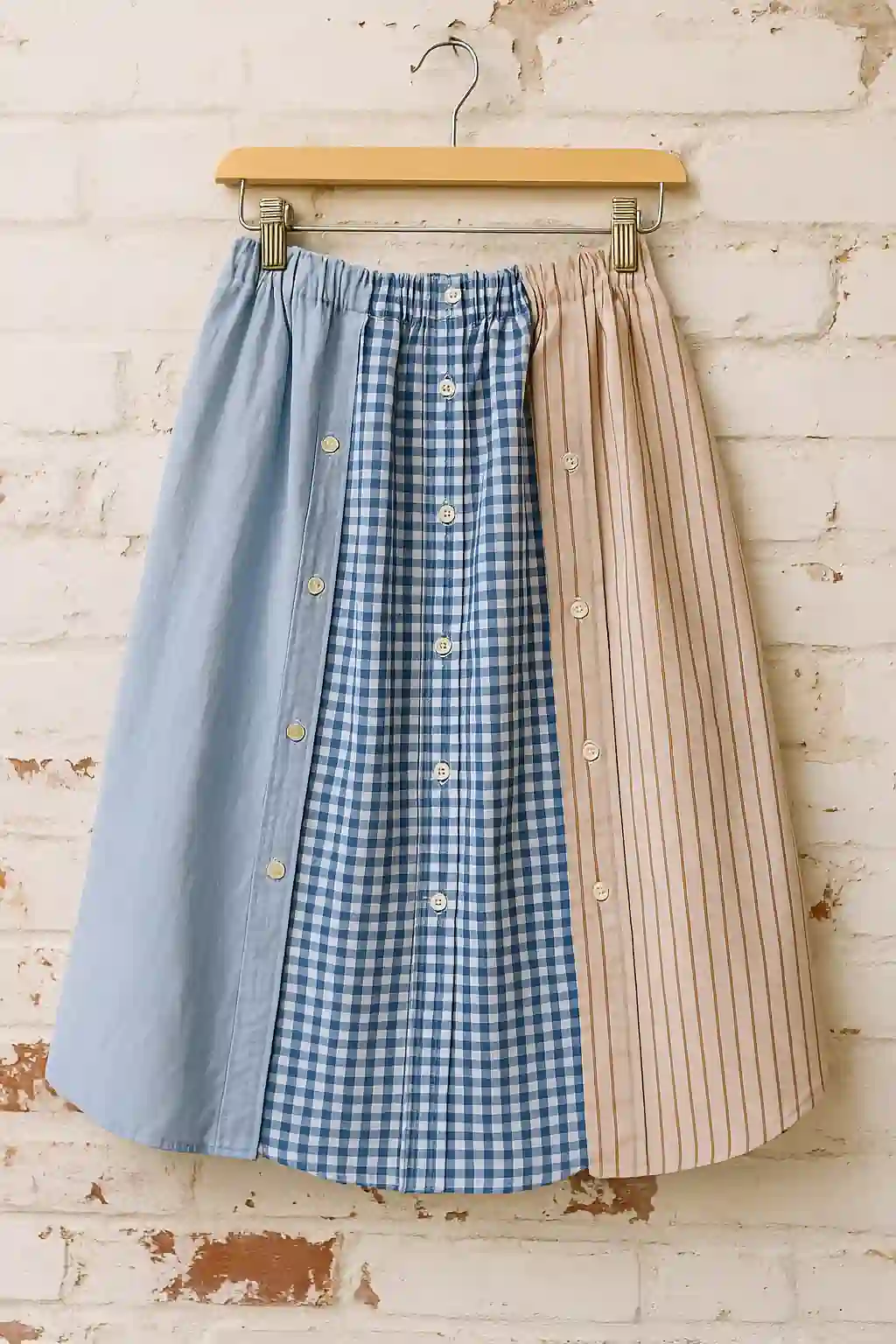 Make a Skirt from Old Shirts