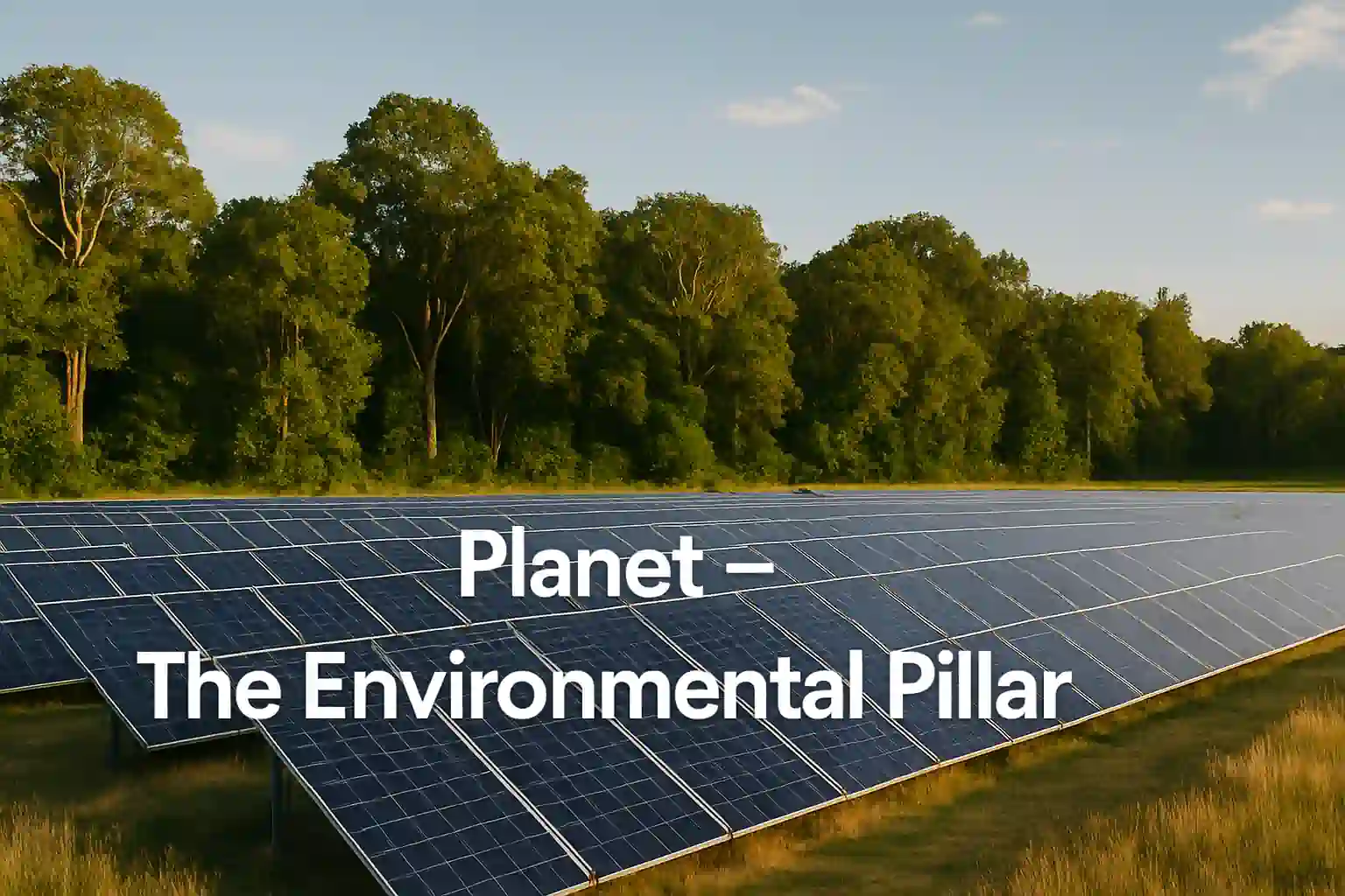 Planet – The Environmental Pillar
