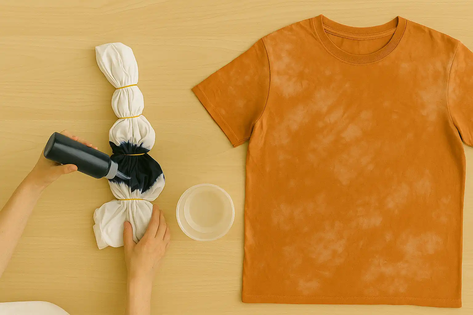 Tie-Dye or Bleach Old Tops