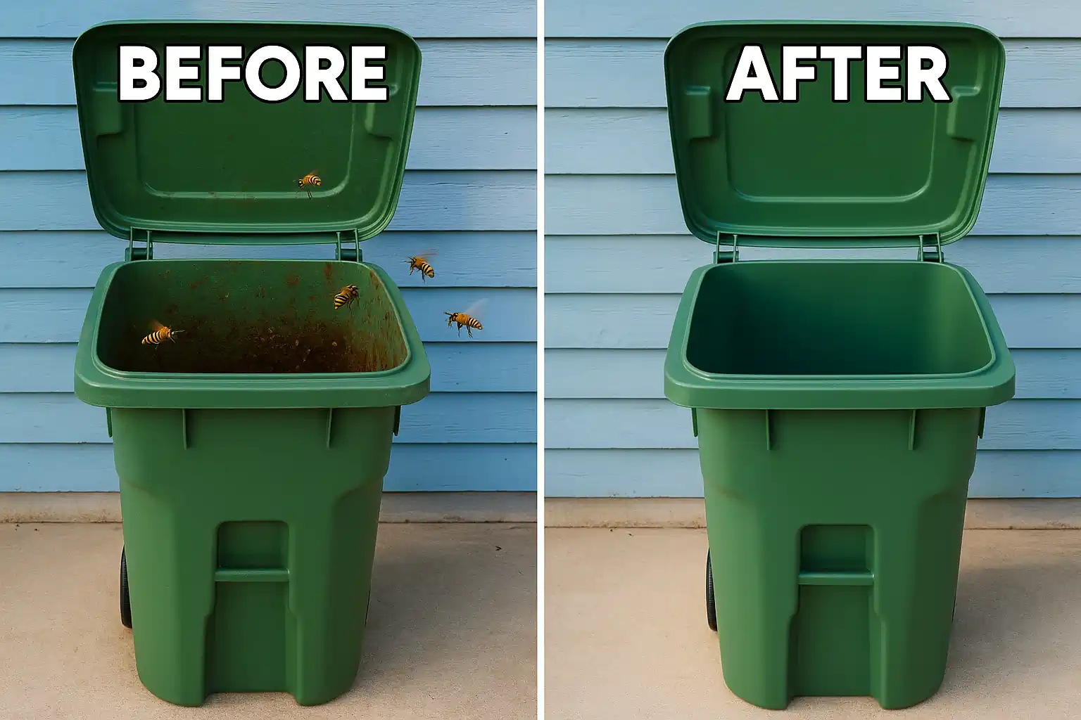How to keep garbage cans odor-free?