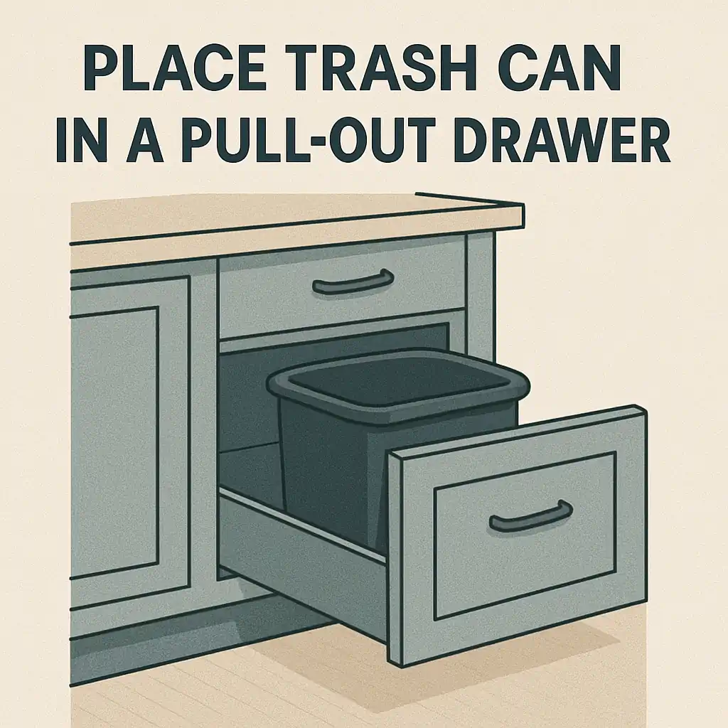 In a Pull-Out Drawer