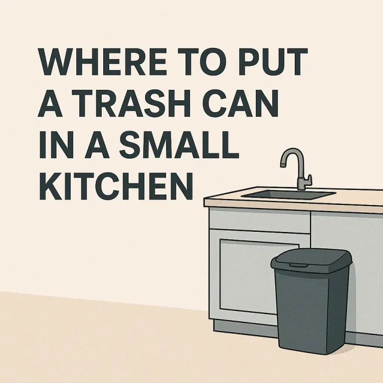Where to Put a Trash Can in a Small Kitchen?