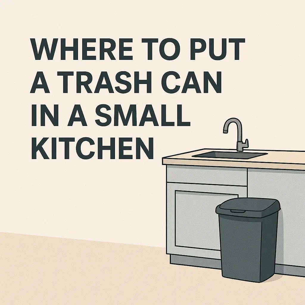 Where to Put a Trash Can in a Small Kitchen?
