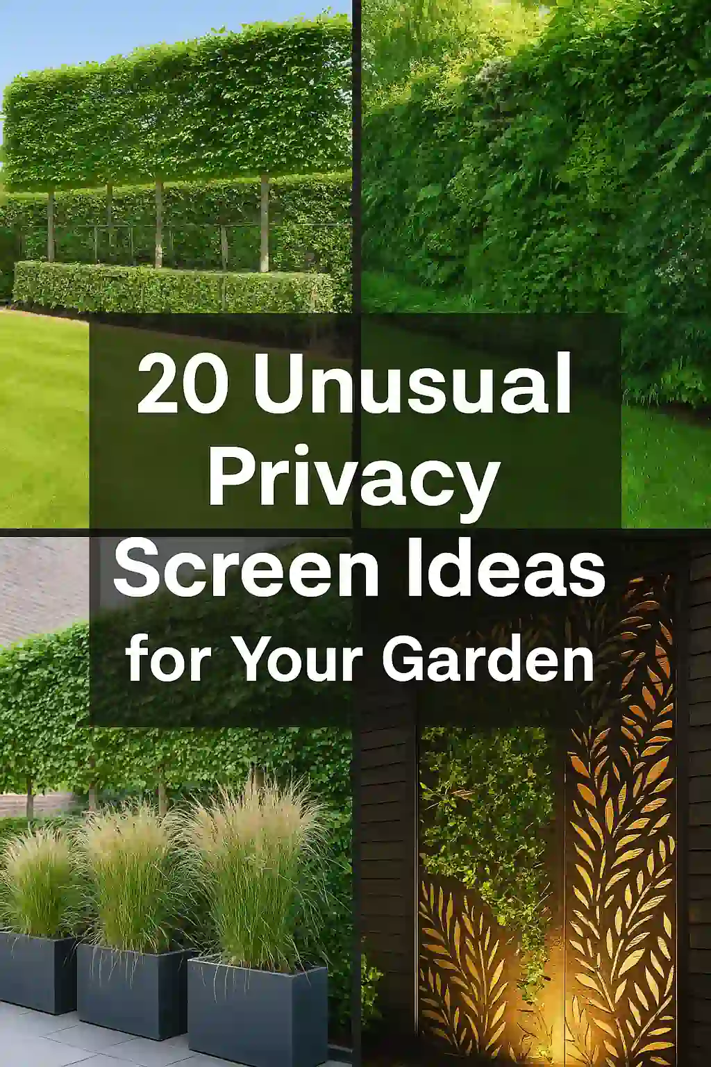 20 unusual privacy screen ideas
