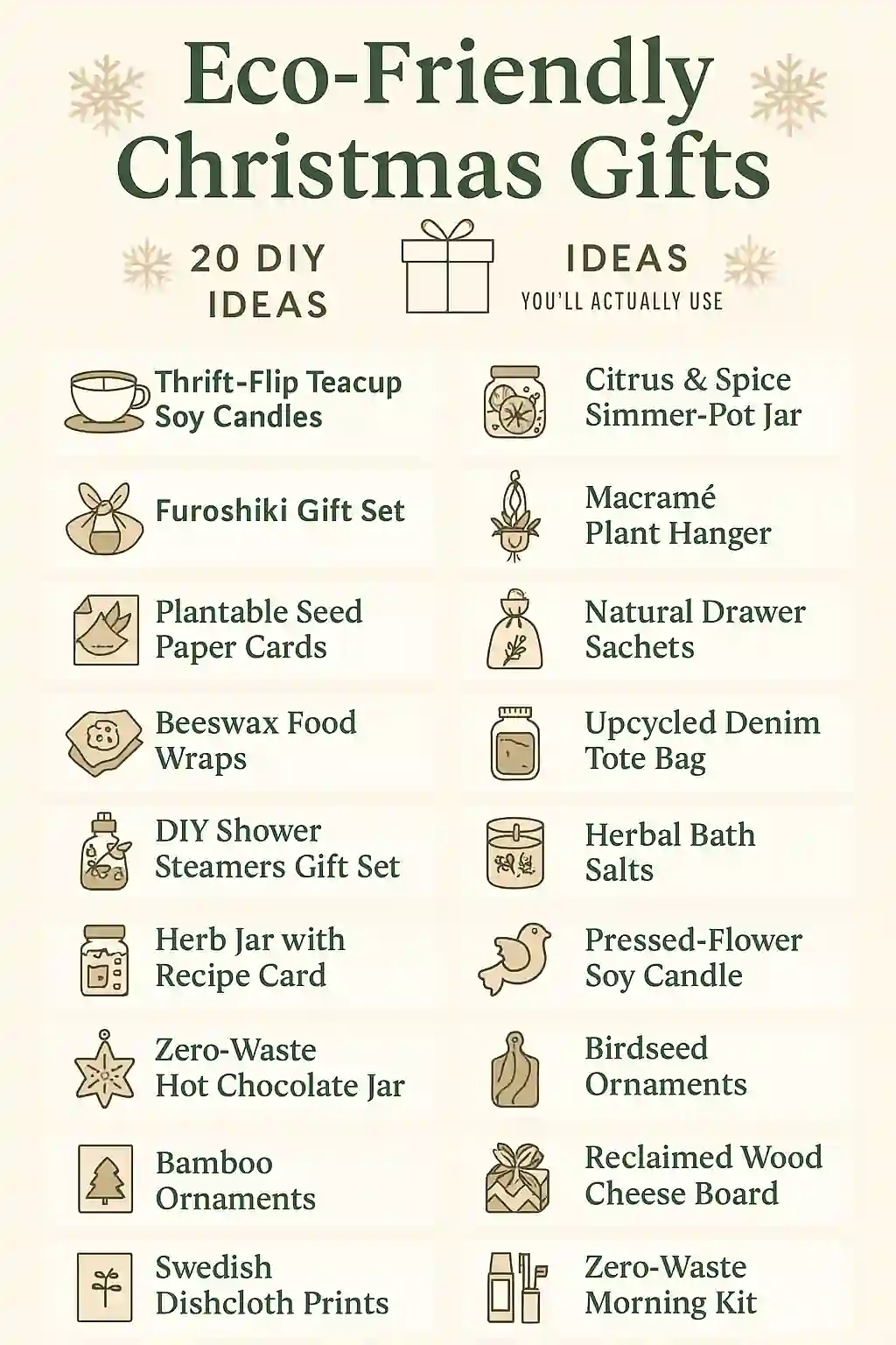 20 zero waste diy christmas gifts for a greener holiday