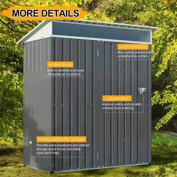 Hardie Board Trash Bin Enclosure For Outdoor (3 Cans Can Fit) - Image 6