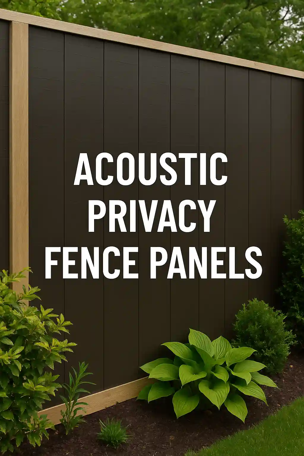 acoustic privacy fence panels
