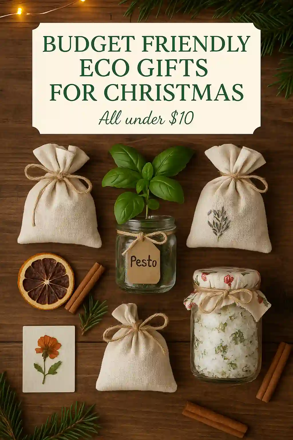 budget friendly eco gifts for christmas