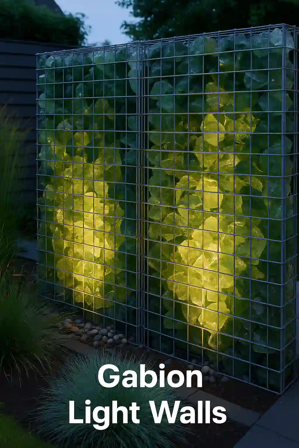 gabion light walls